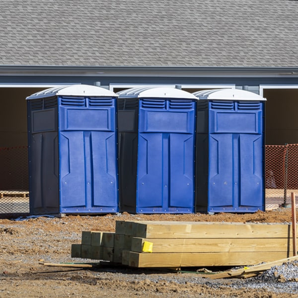 how can i report damages or issues with the porta potties during my rental period in Lake Lakengren Ohio